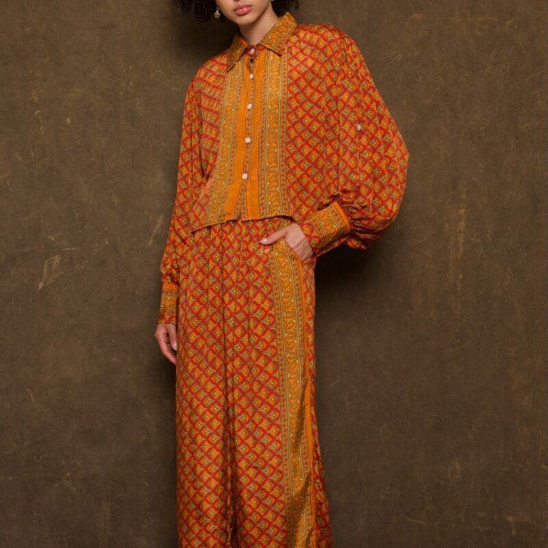 Conjunto Calça Pantalona & Camisa